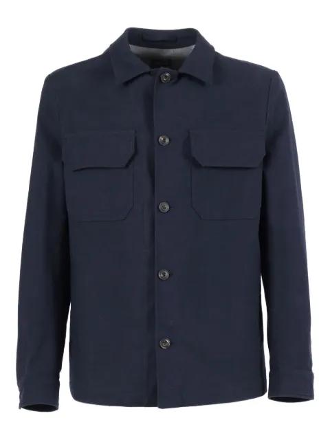 flap-pocket shirt jacket by BRANDO