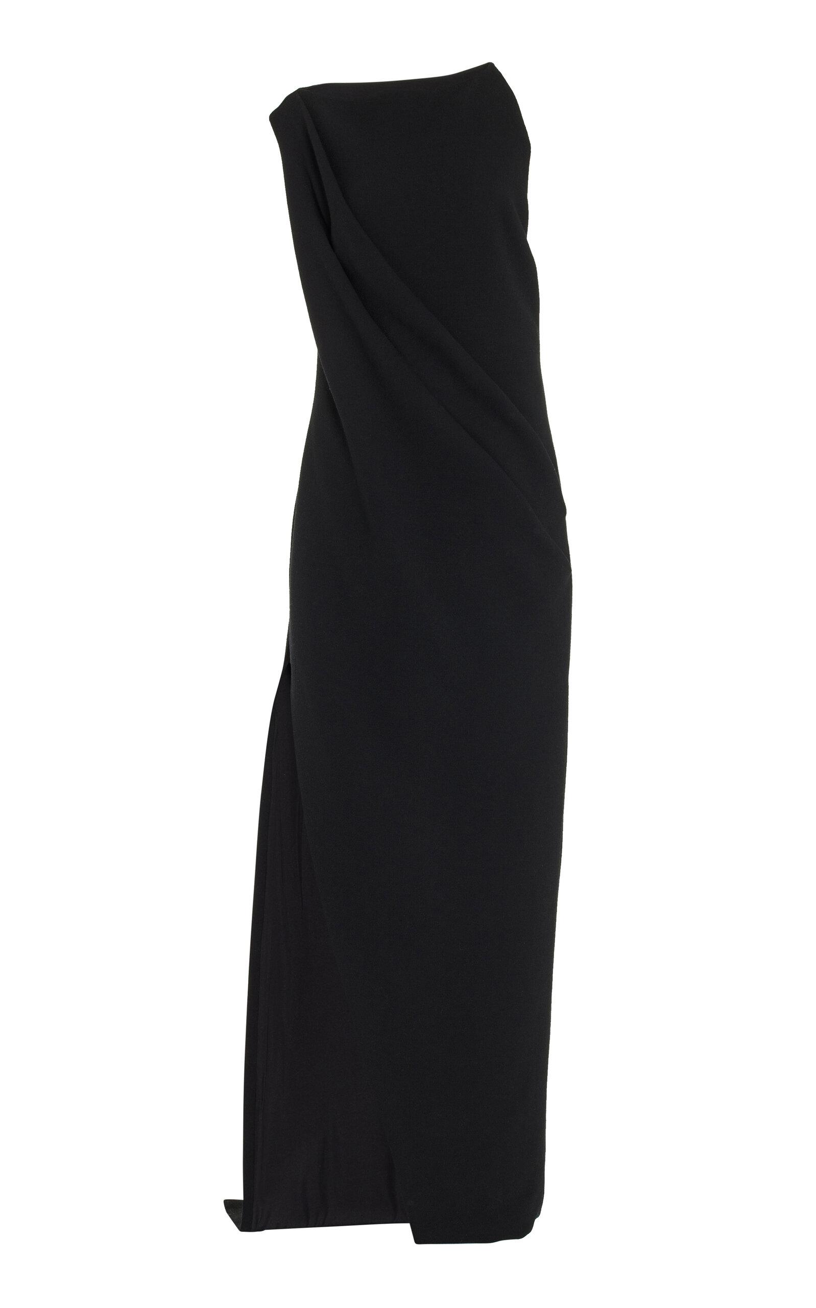 Brandon Maxwell The Alina Double-Wool Crepe Maxi Dress - Moda Operandi by BRANDON MAXWELL
