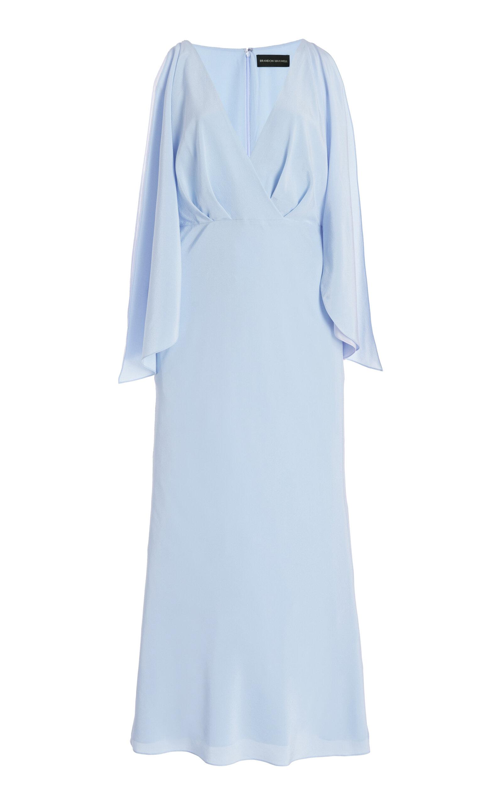 Brandon Maxwell The Camille Gathered Silk Crepe De Chine Maxi Dress - Moda Operandi by BRANDON MAXWELL Brandon Maxwell The Camille Gathered Silk Crepe De Chine Maxi Dress - Moda Operandi by BRANDON MAXWELL