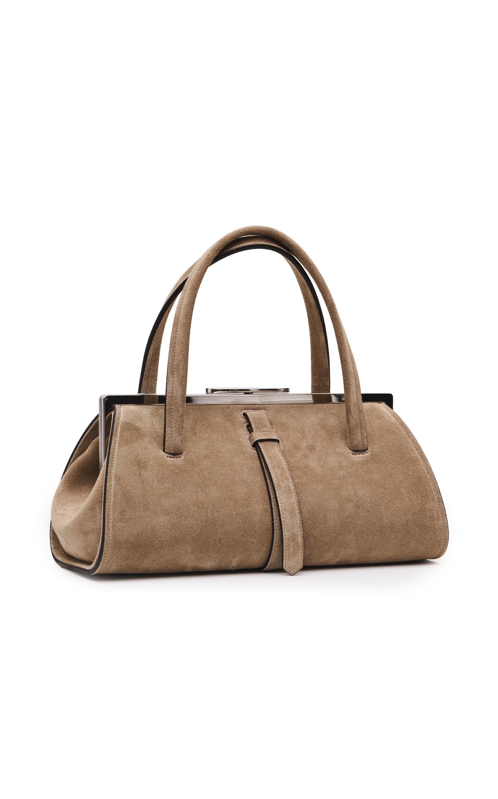 Brandon Maxwell The Maxwell Suede Top-Handle Bag - Moda Operandi by BRANDON MAXWELL