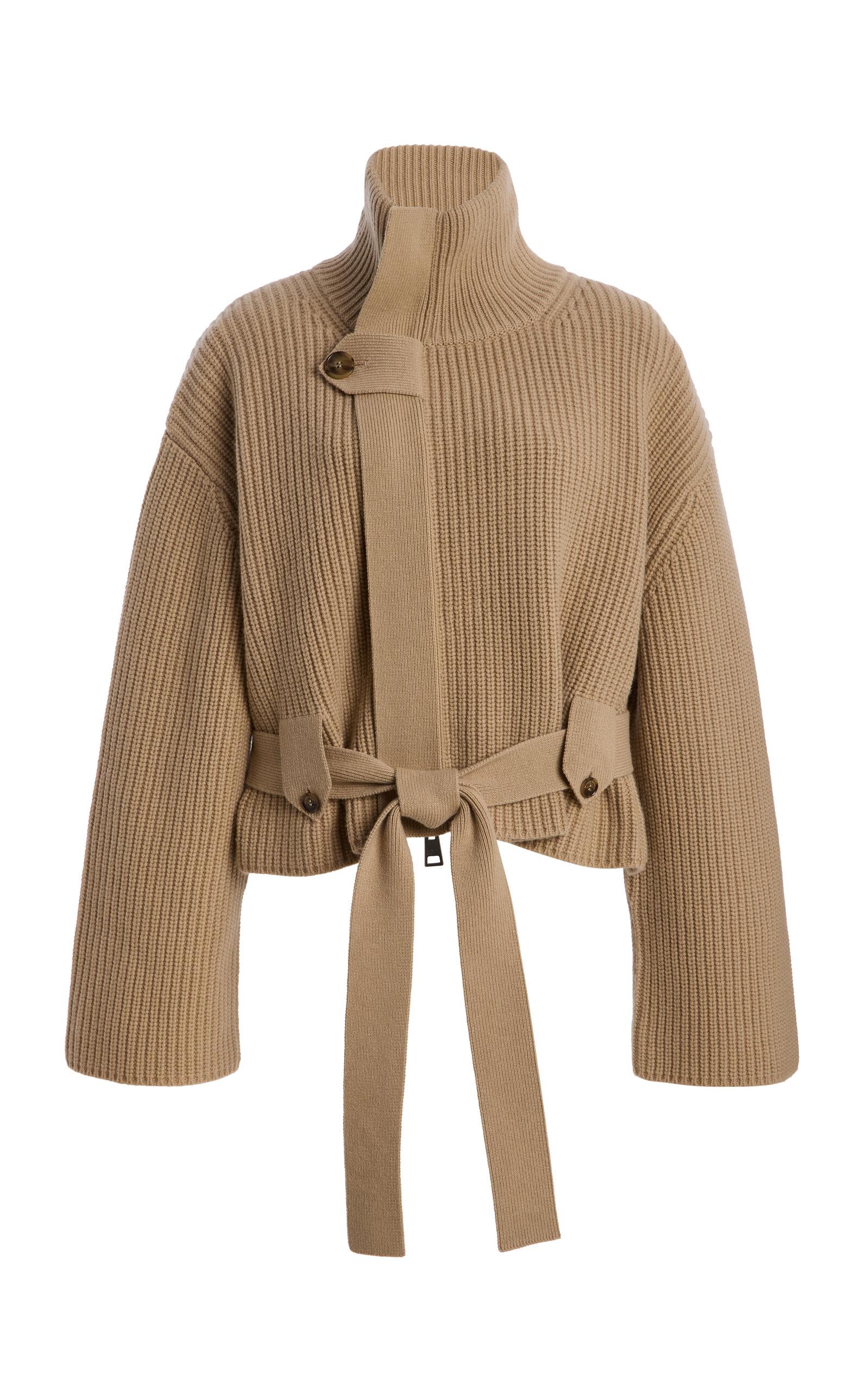 Brandon Maxwell The Neal Belted Recycled-Cashmere-Blend Sweater - Moda Operandi by BRANDON MAXWELL