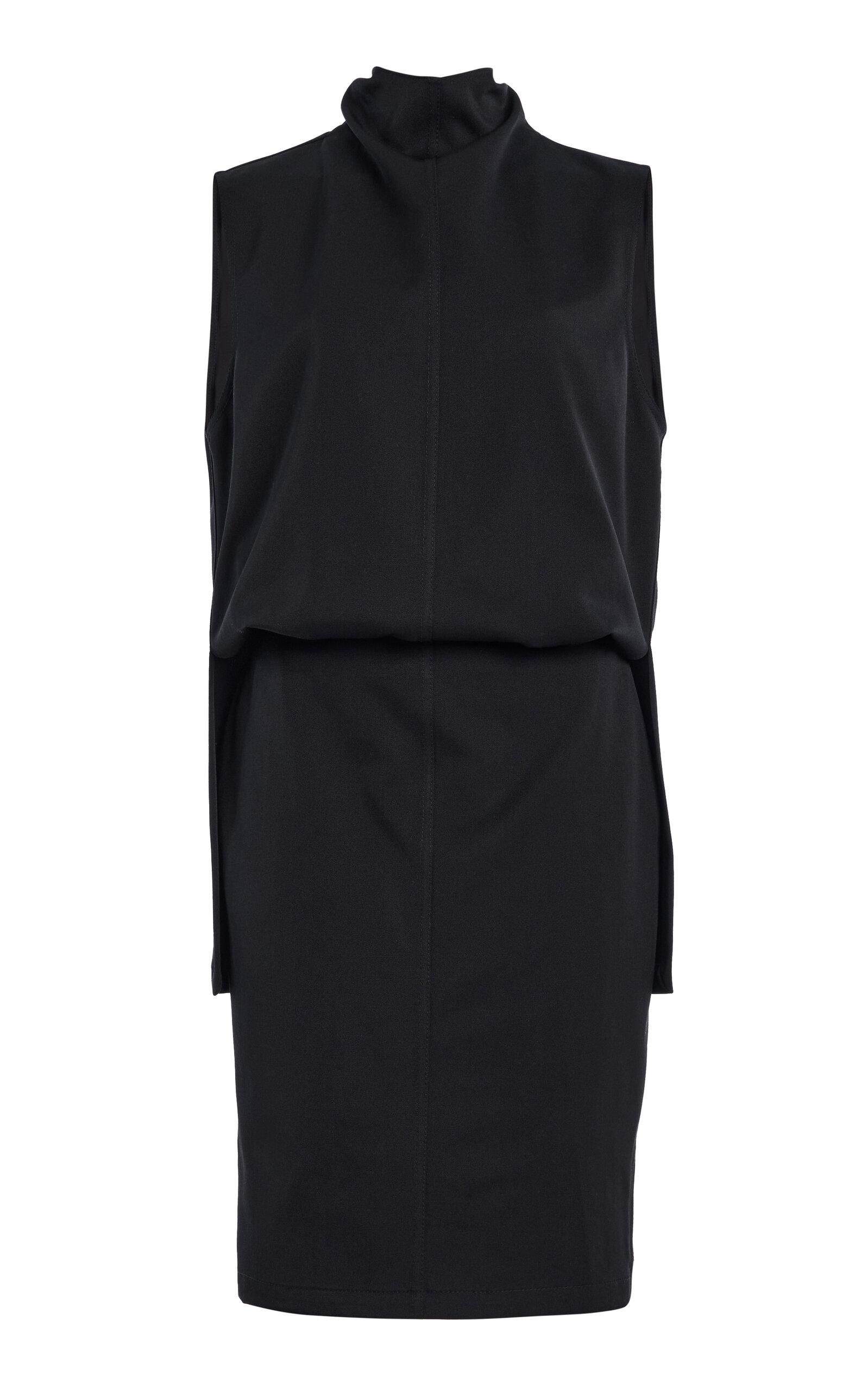 Brandon Maxwell The Noa Mock neck Virgin-Wool Mini Dress - Moda Operandi by BRANDON MAXWELL