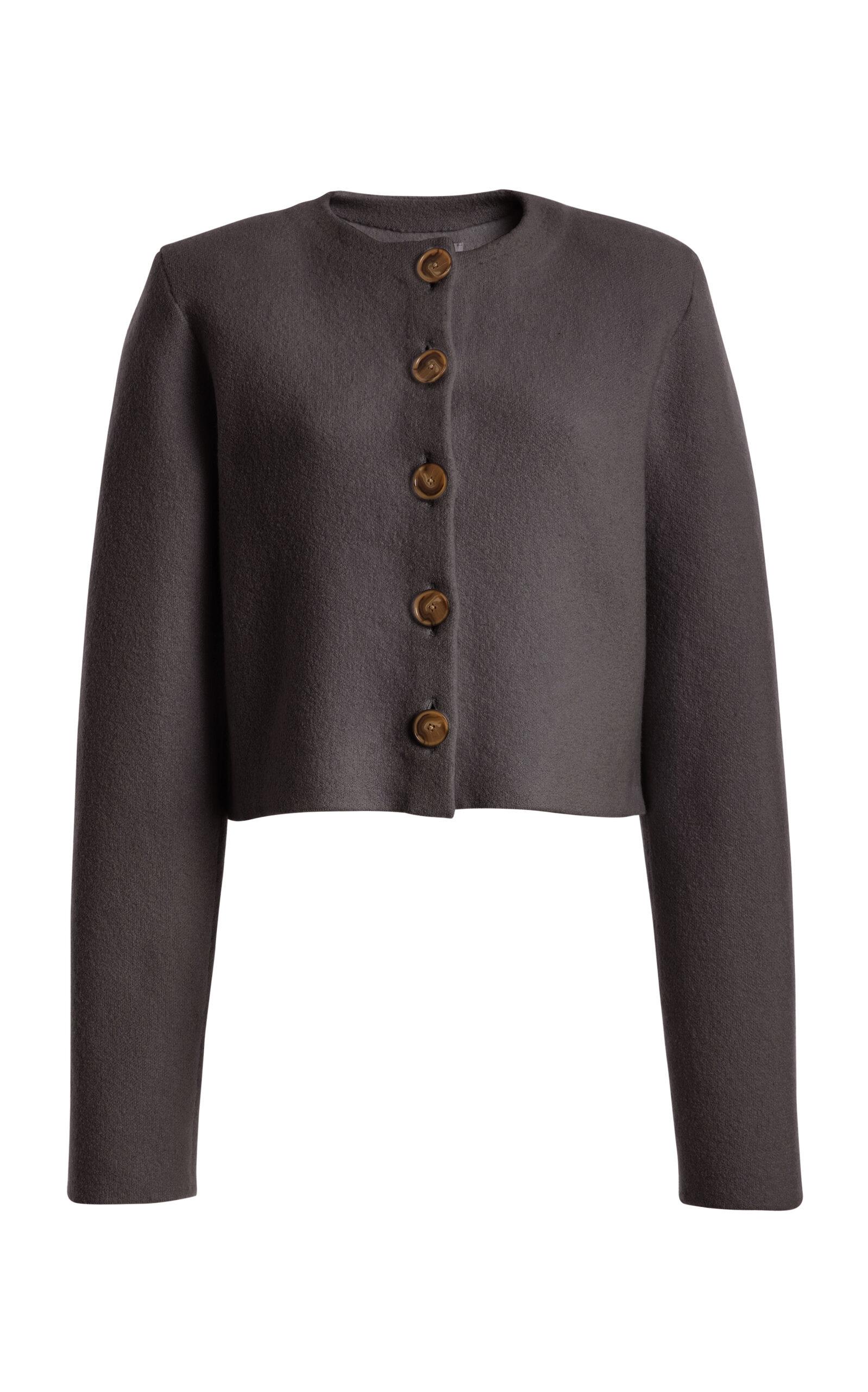 Brandon Maxwell The Ryder Cropped Virgin-Wool Jacket - Moda Operandi by BRANDON MAXWELL