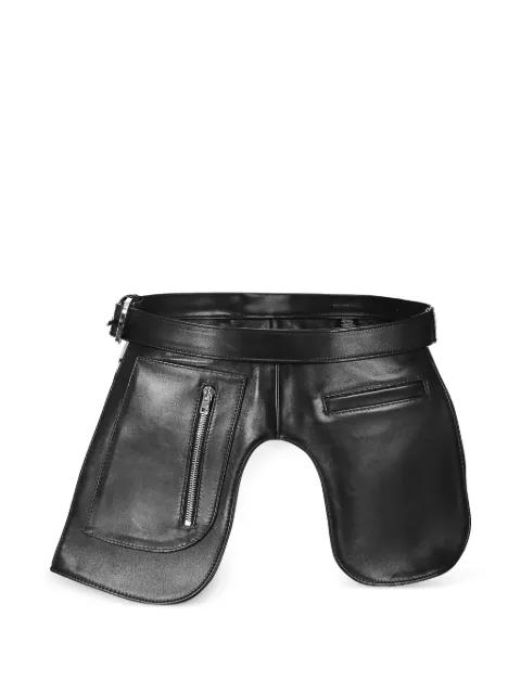 Dallas leather belt by BRANDON MAXWELL