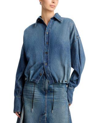 Leland Denim Shirt by BRANDON MAXWELL