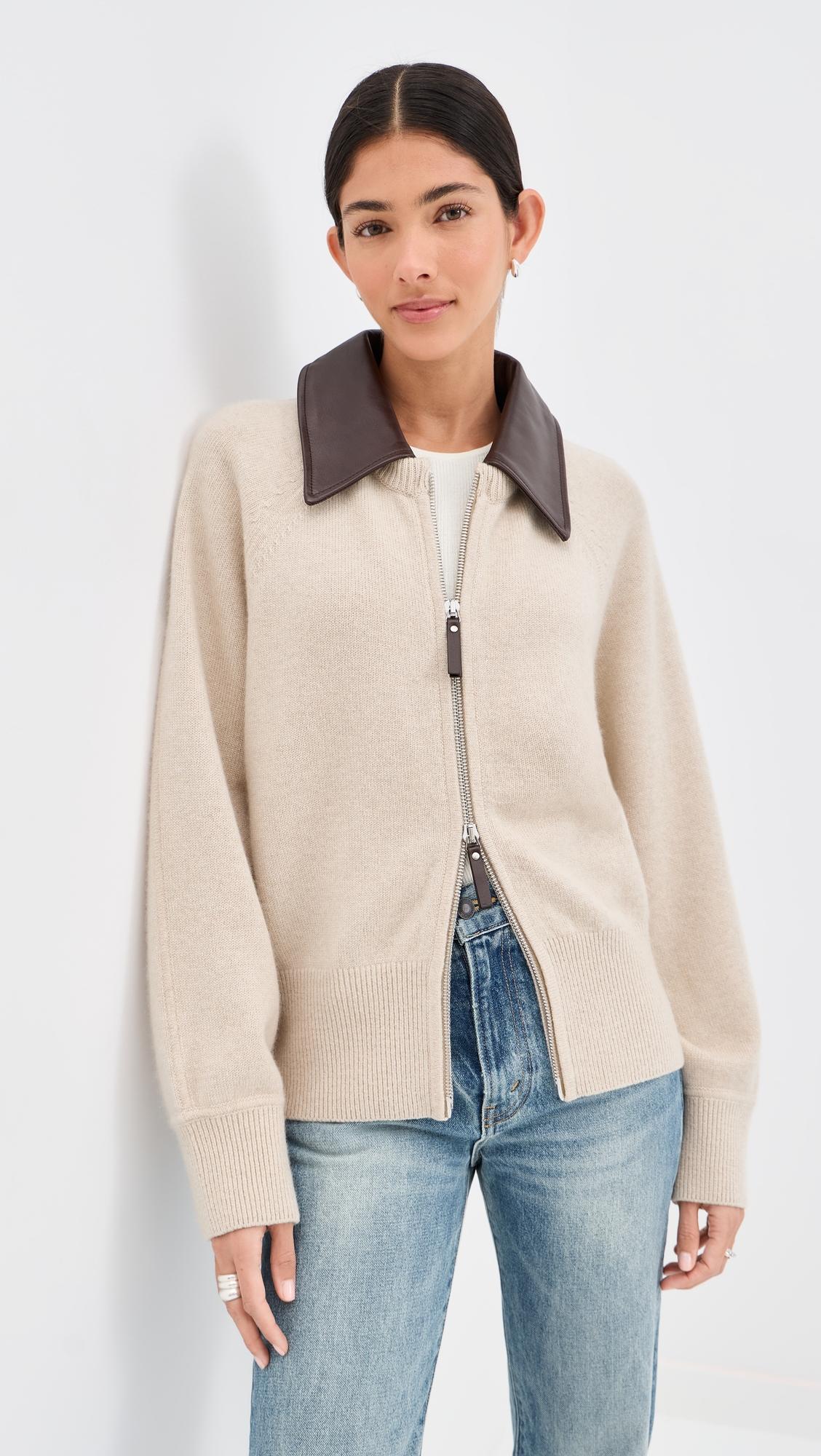 The Conrad Cashmere Knit Jacket by BRANDON MAXWELL