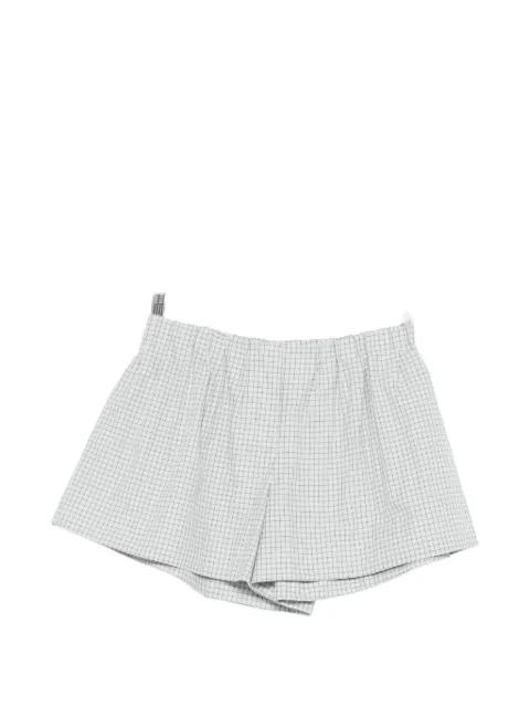 checked shorts by BRANDON MAXWELL