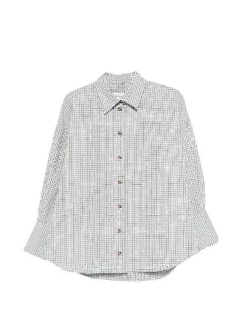 checkered boyfriend shirt by BRANDON MAXWELL