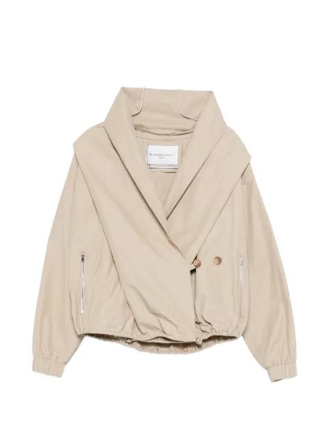 draped hood leisure jacket by BRANDON MAXWELL