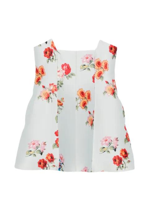 floral-print mini dress by BRANDON MAXWELL