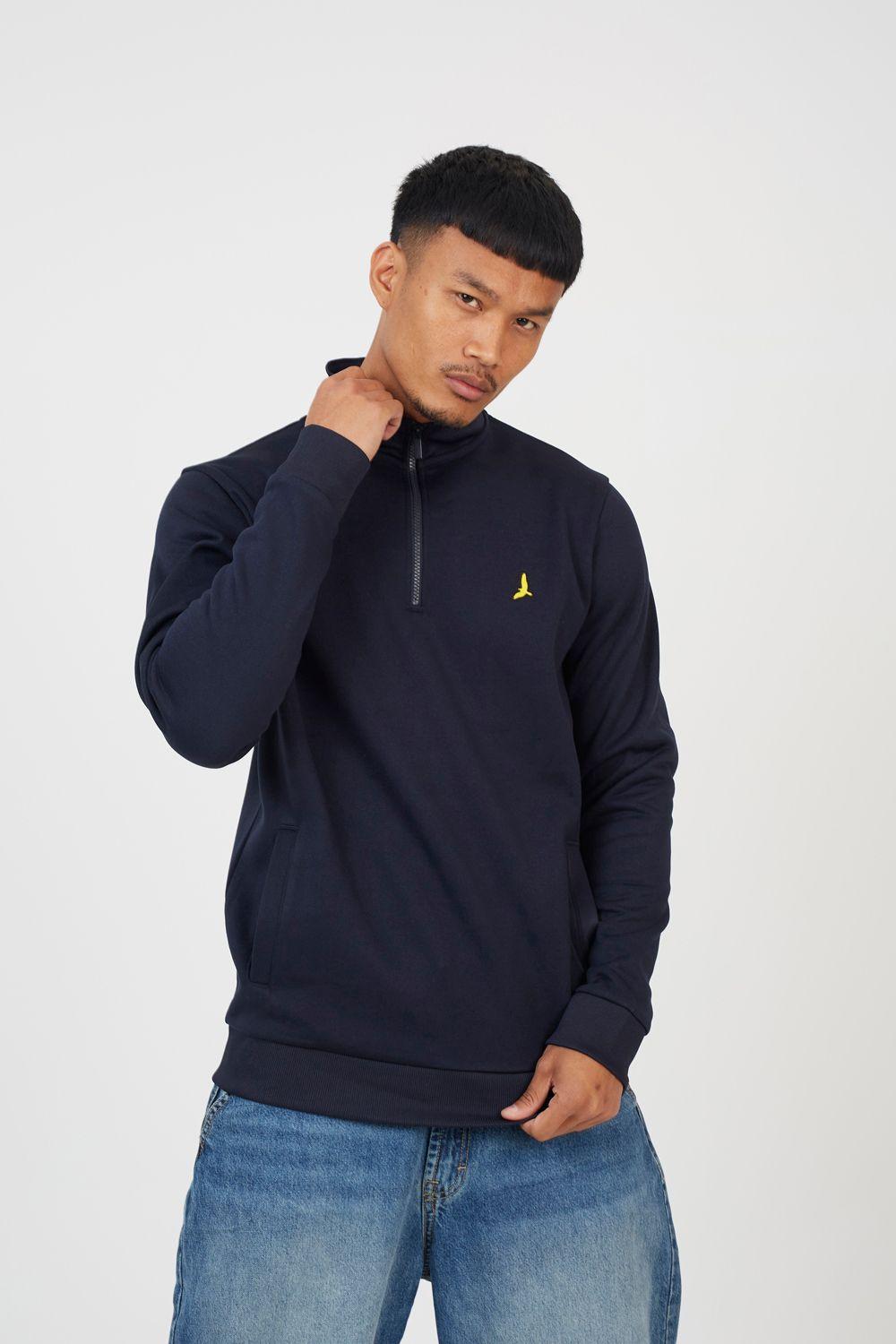 2 Pack Quarter Zip Jumpers by BRAVE SOUL