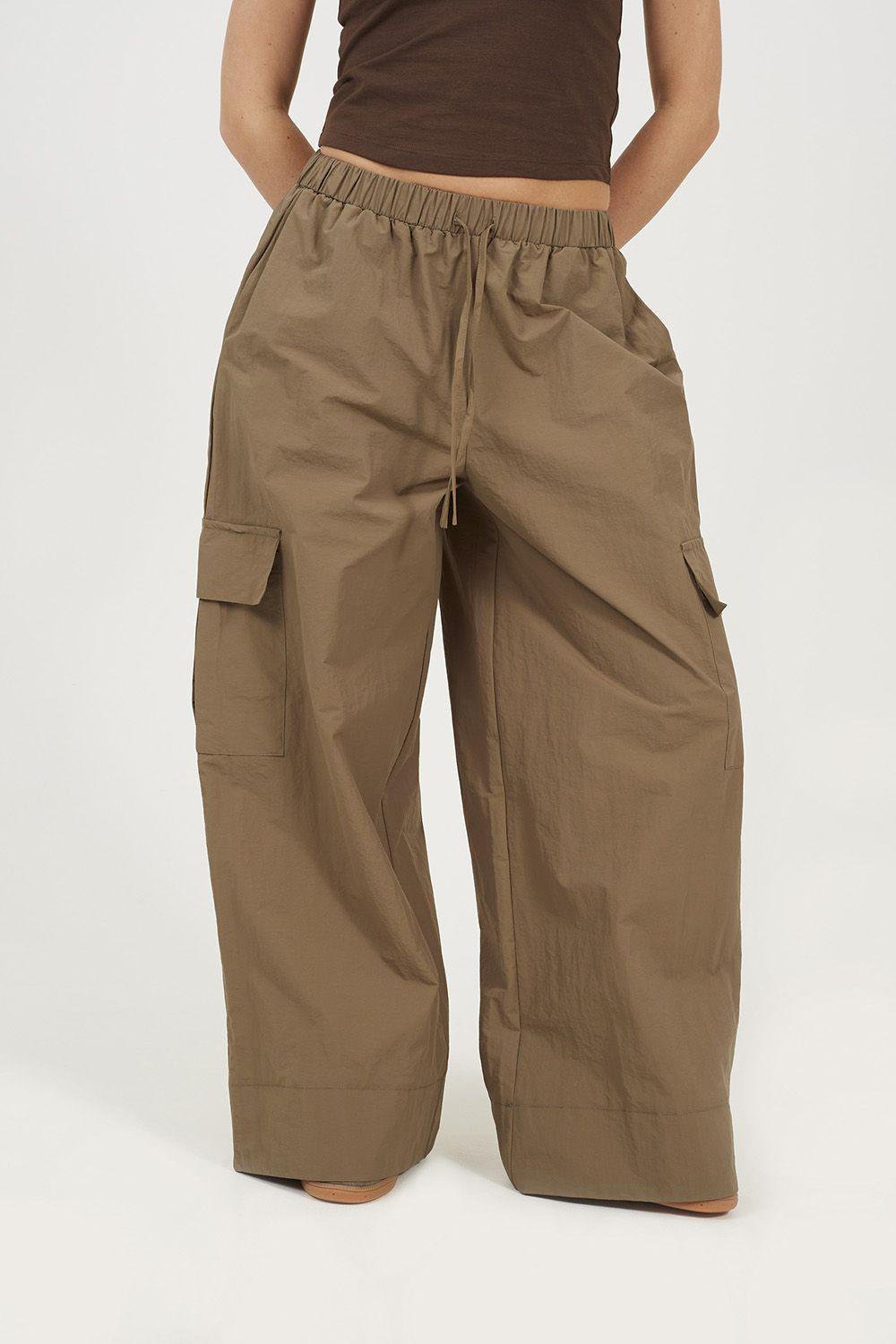 Baggy Cargo Trousers With Pocket Details by BRAVE SOUL