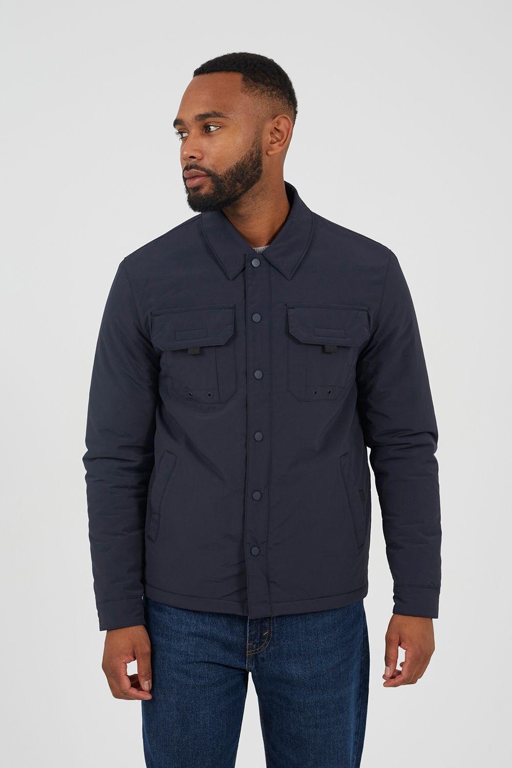 Borg Lined Zip-Up Shacket by BRAVE SOUL