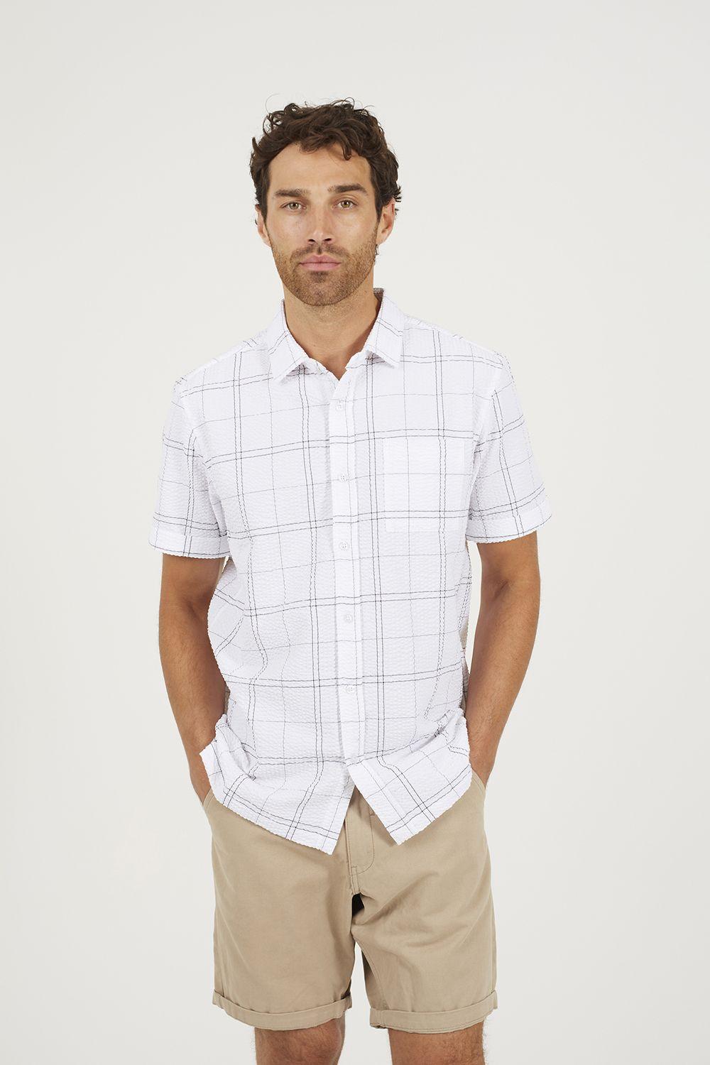 Check Short Sleeve Shirt by BRAVE SOUL
