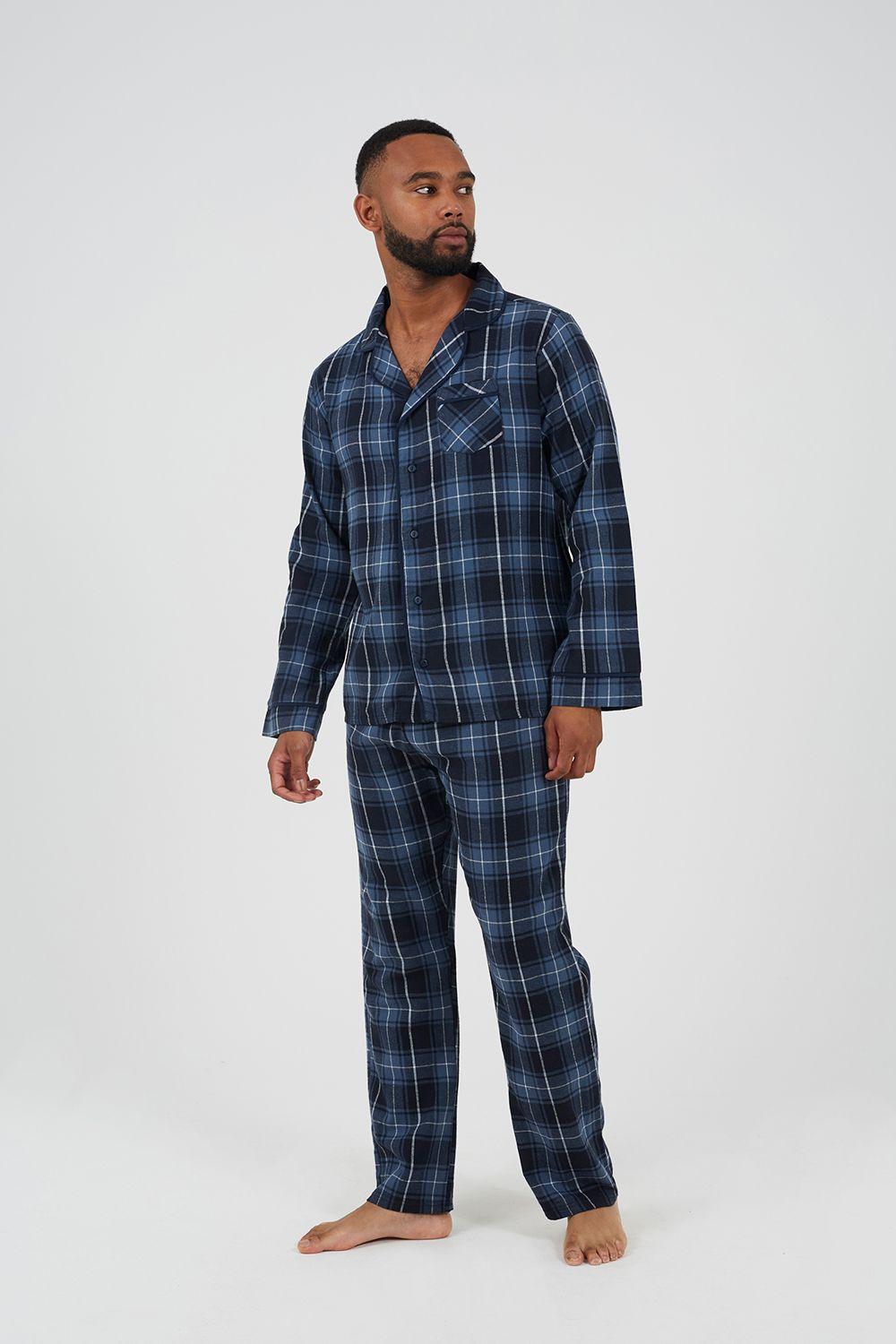 Checked Long Sleeve Pyjama Set by BRAVE SOUL