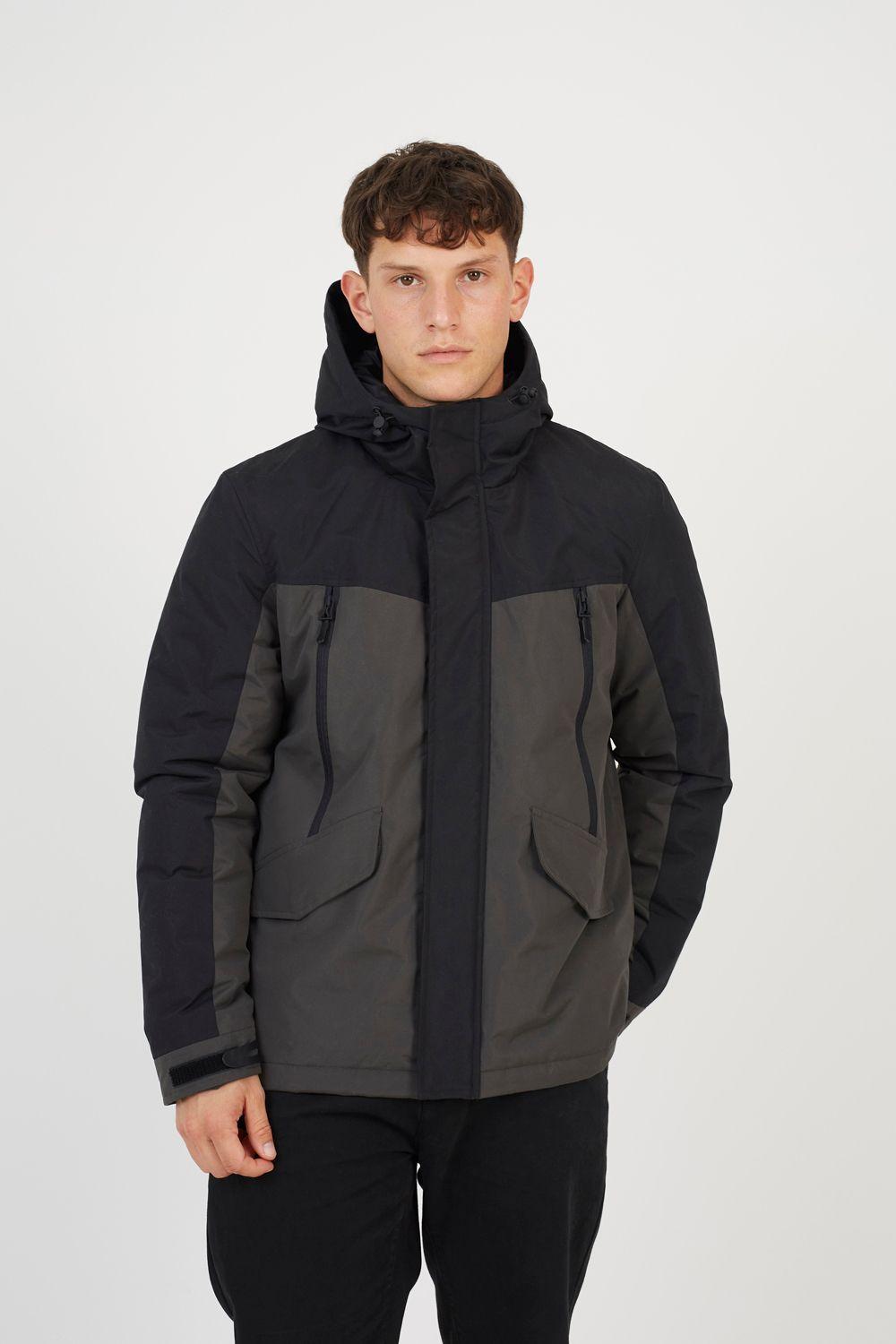 Colour Block Hooded Jacket by BRAVE SOUL