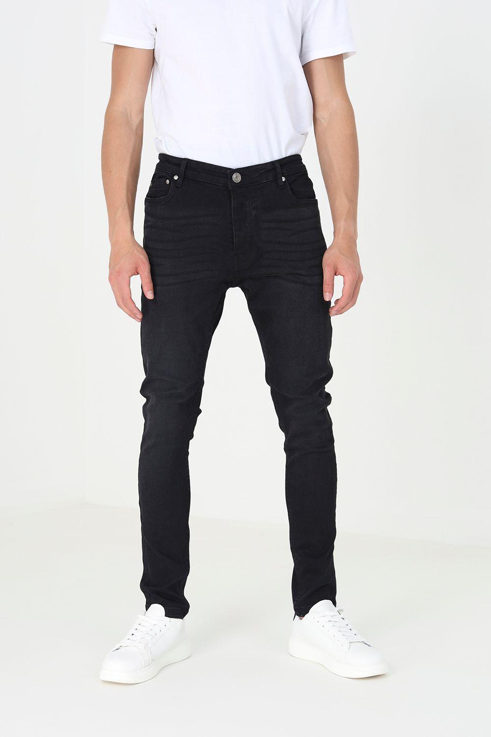 Cotton Blend Skinny Fit Denim Jeans by BRAVE SOUL