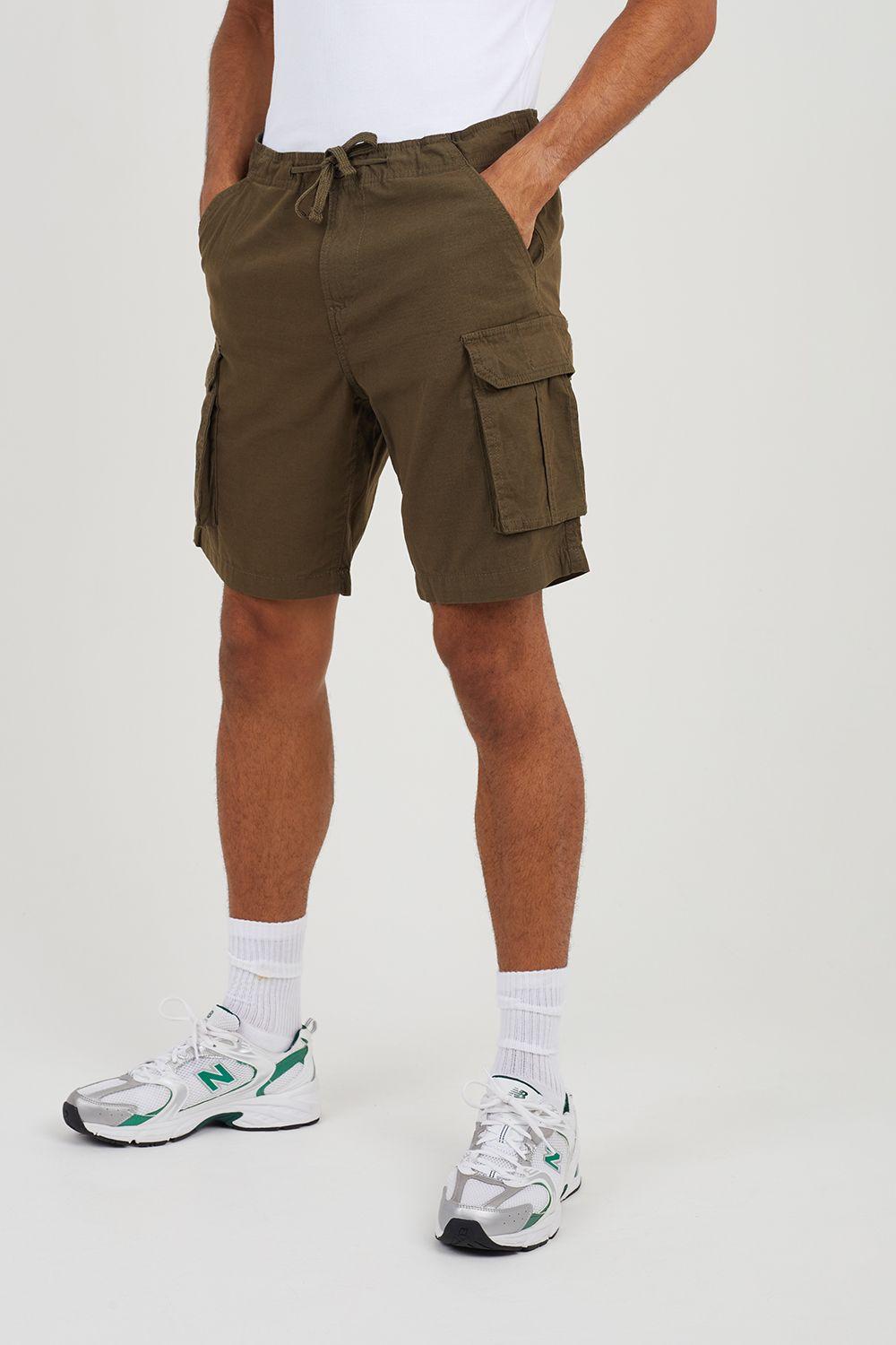 Cotton Cargo Shorts by BRAVE SOUL