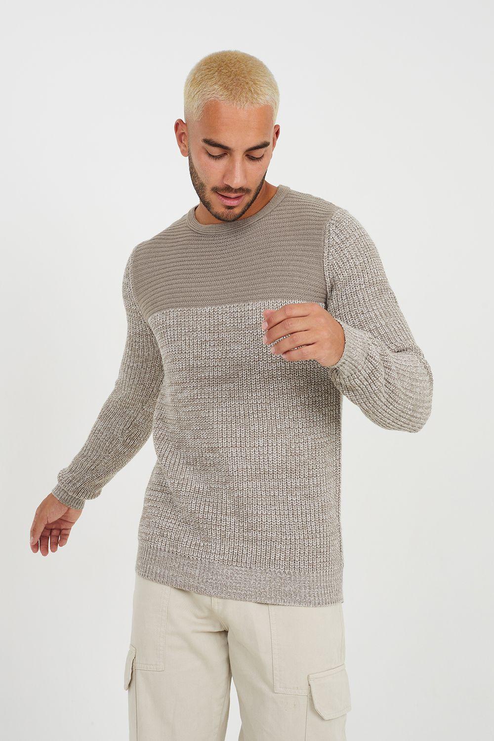Crew Neck Chunky Knit Jumper by BRAVE SOUL