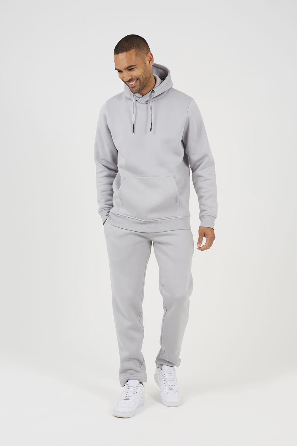 Crossover Neck Hoodie and Joggers Set by BRAVE SOUL
