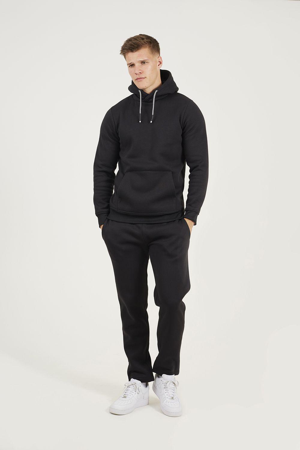 Crossover Neck Hoodie and Joggers Set by BRAVE SOUL
