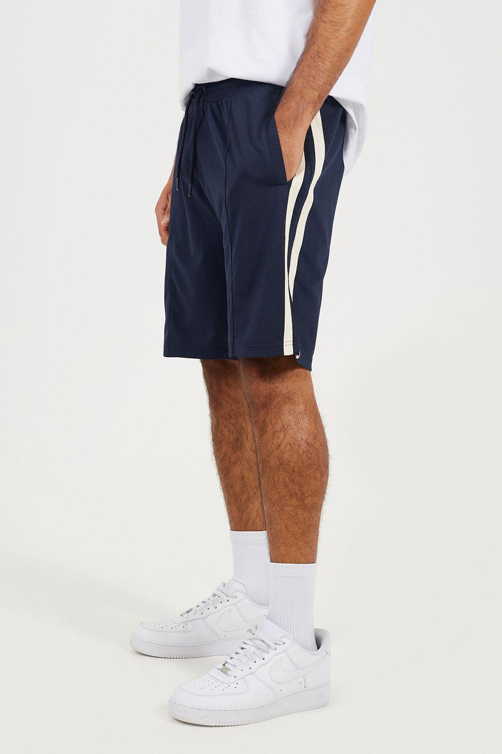 Double Side Stripe Jersey Shorts by BRAVE SOUL