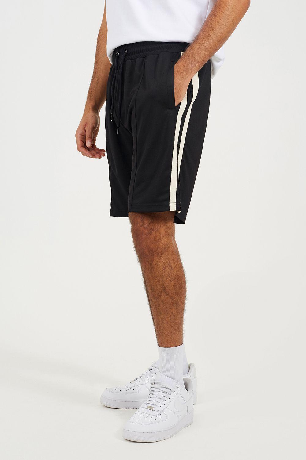 Double Side Stripe Jersey Shorts by BRAVE SOUL