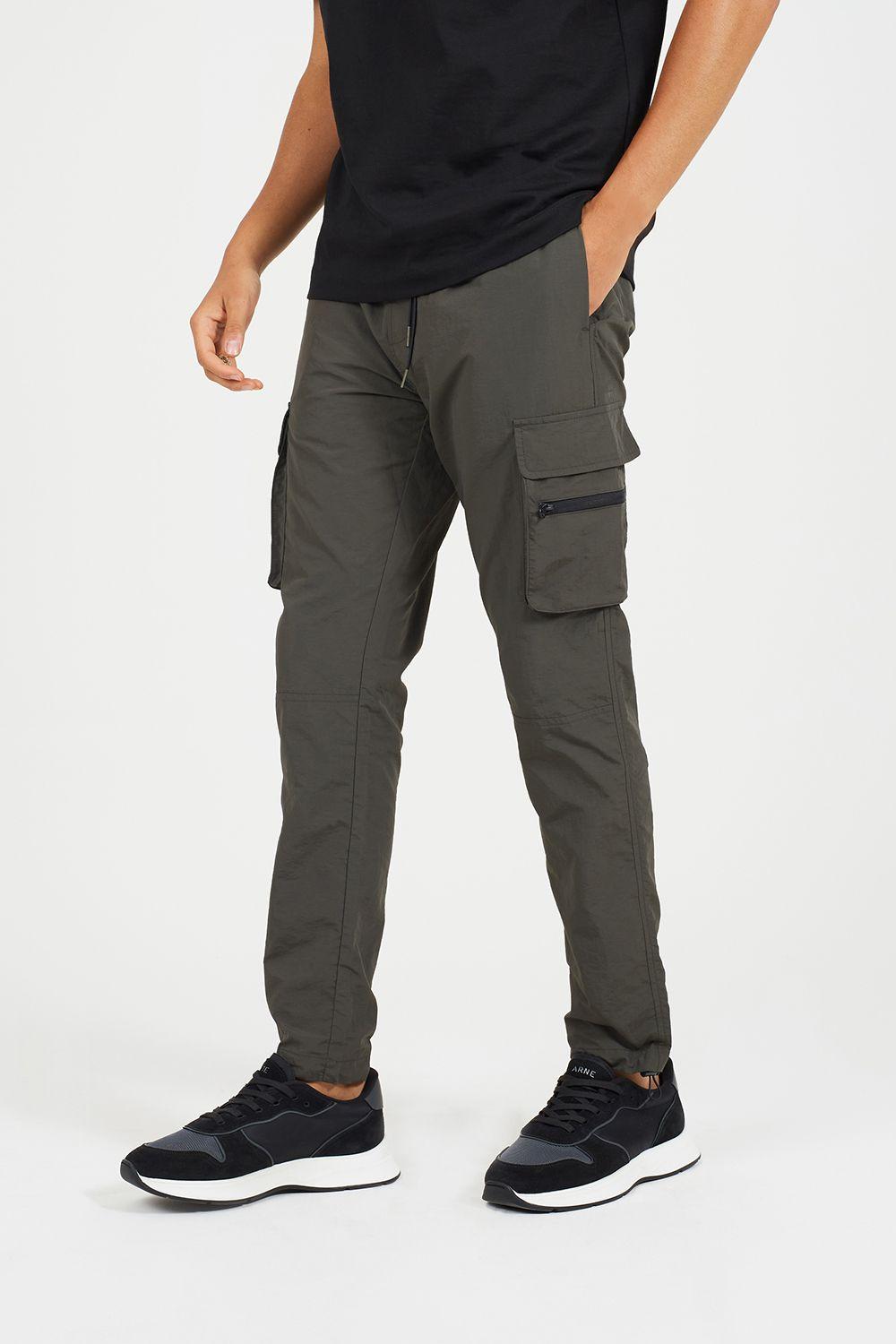 Elasticated Waist Cargo Style Trousers by BRAVE SOUL