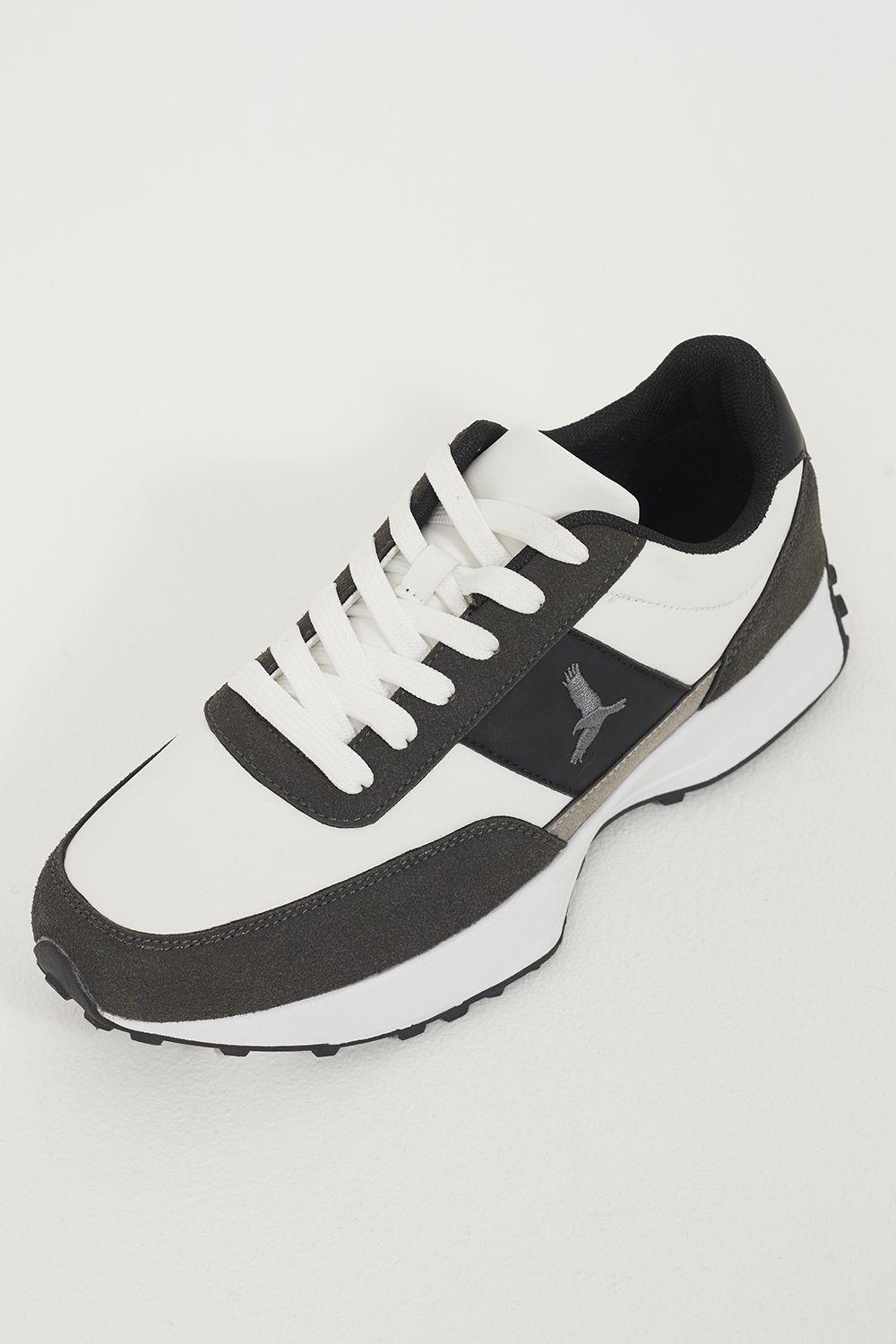 Faux Leather Trainers by BRAVE SOUL