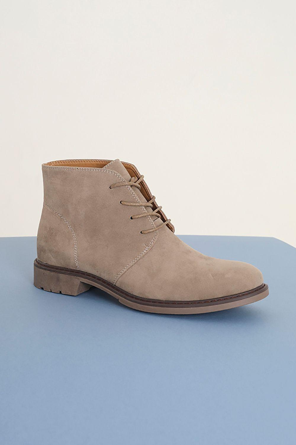 Faux Suede Lace Up Desert Boot by BRAVE SOUL