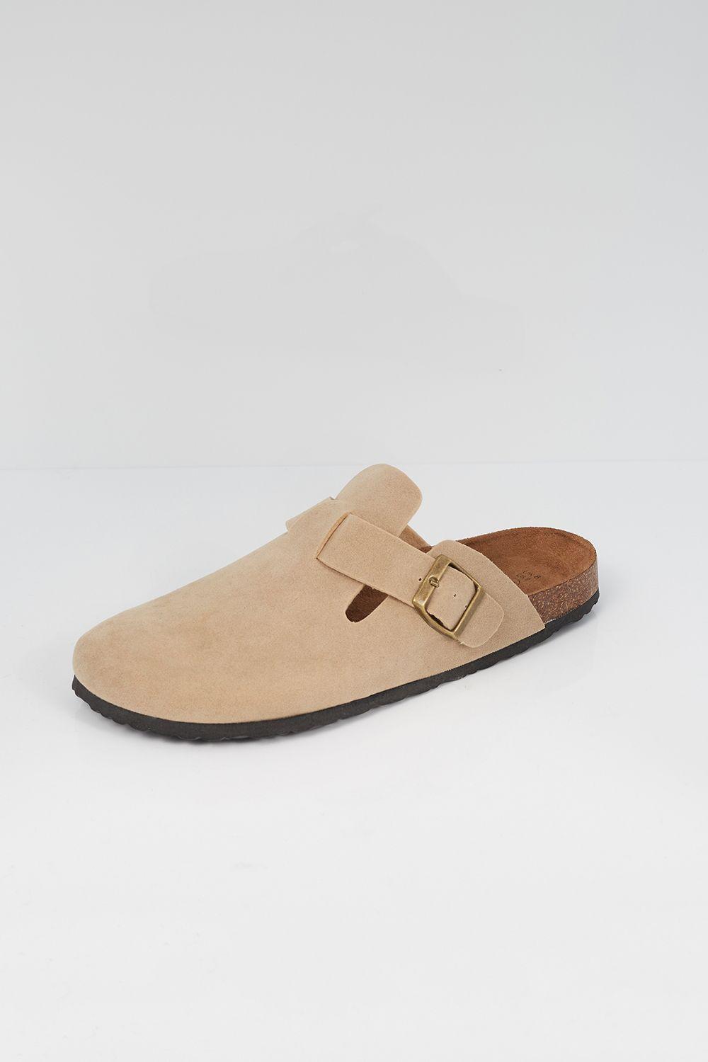 Faux Suede Mule Sandals by BRAVE SOUL