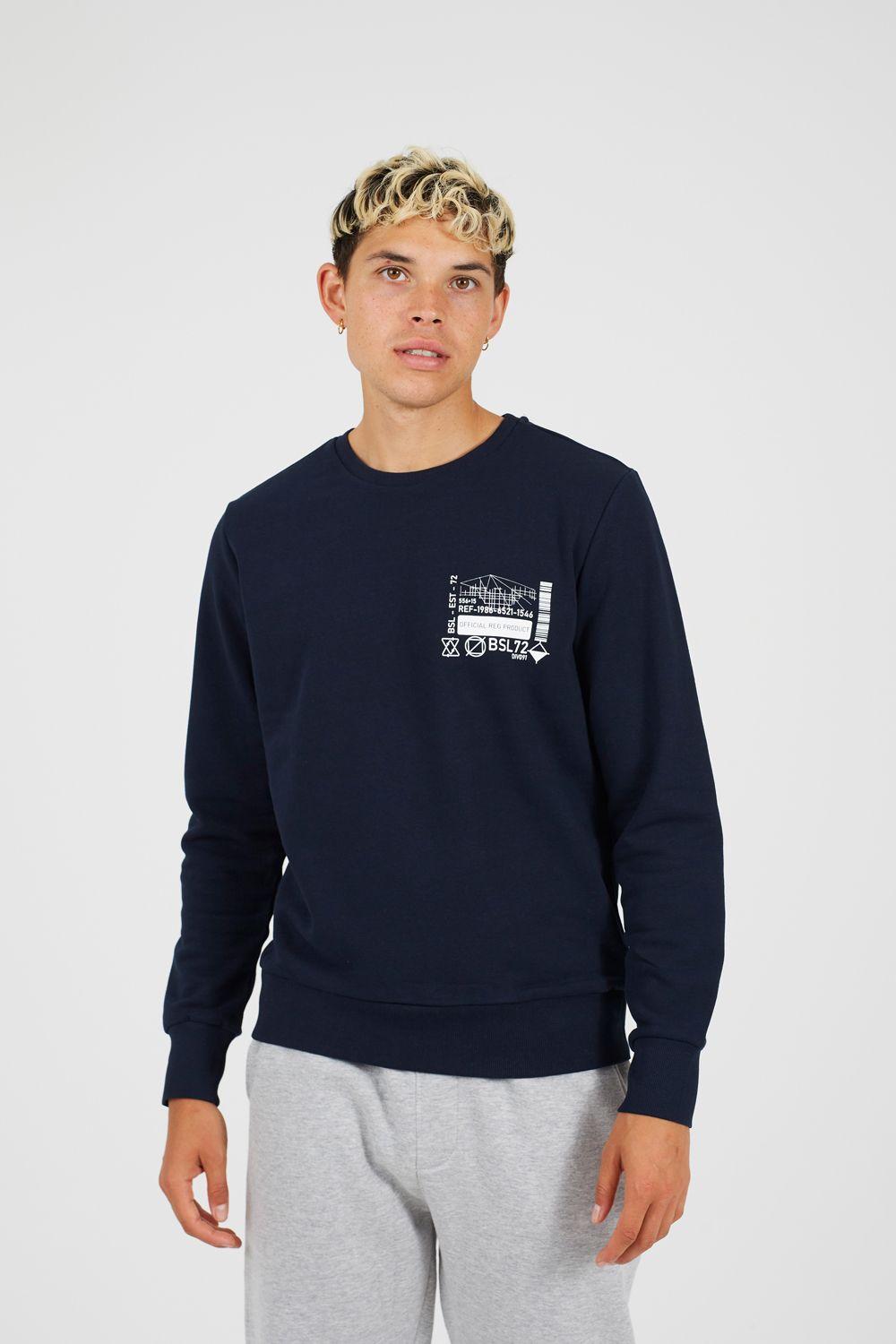 Graphic Print Sweatshirt by BRAVE SOUL