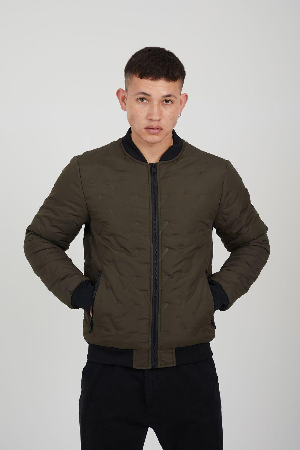 Heat Seal Bomber Style Jacket by BRAVE SOUL