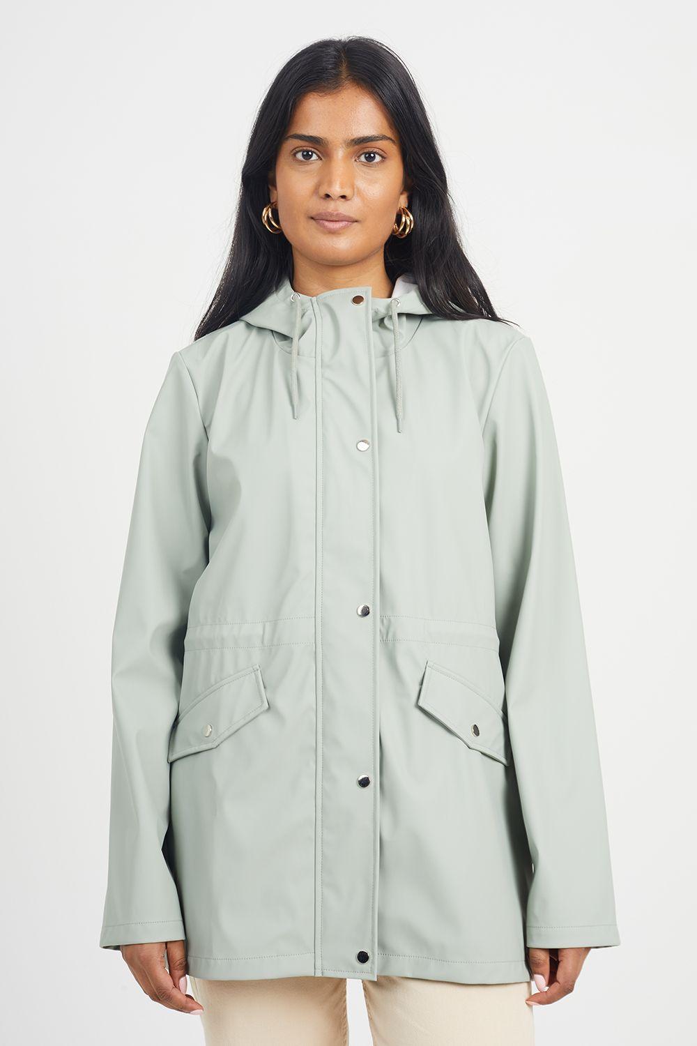 Hooded Rain Mac by BRAVE SOUL