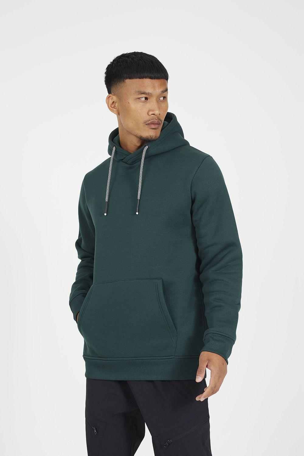 Hoodie with Crossover Neck by BRAVE SOUL