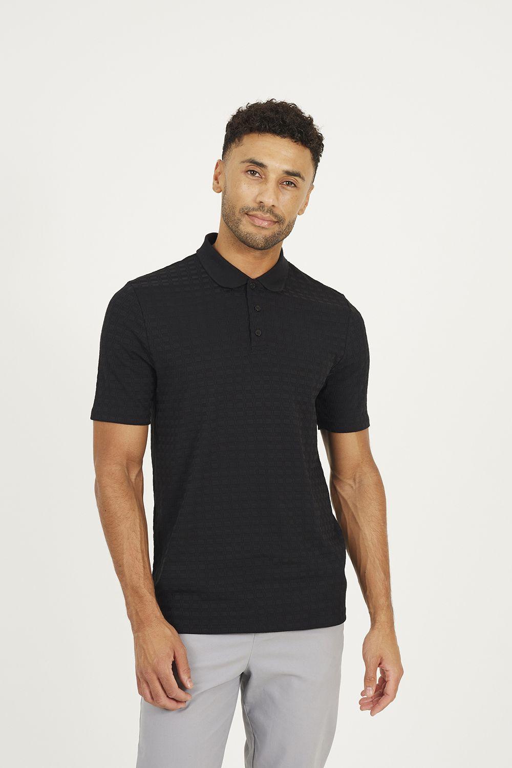 Jacquard Polo Shirt by BRAVE SOUL