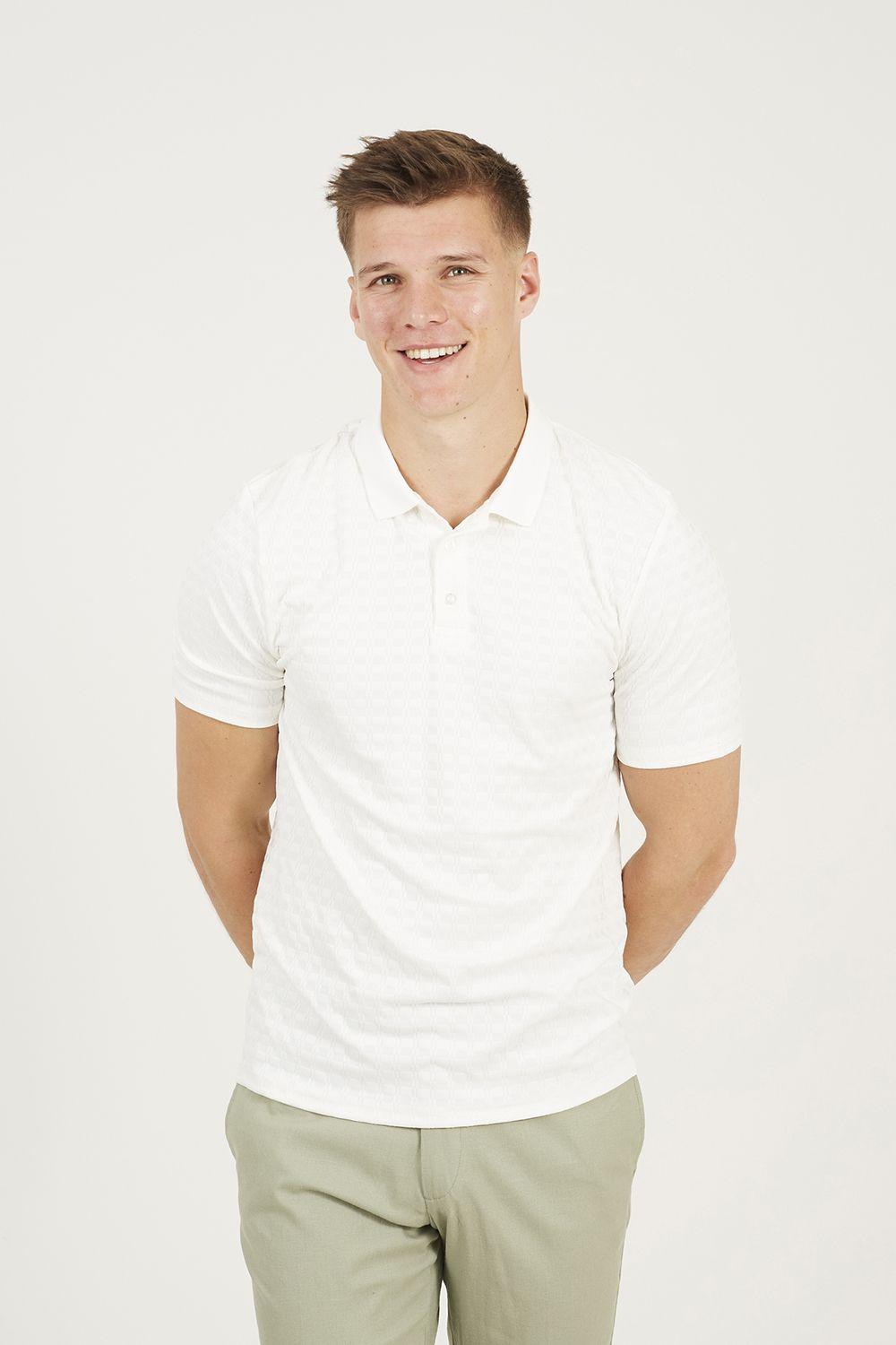 Jacquard Polo Shirt by BRAVE SOUL