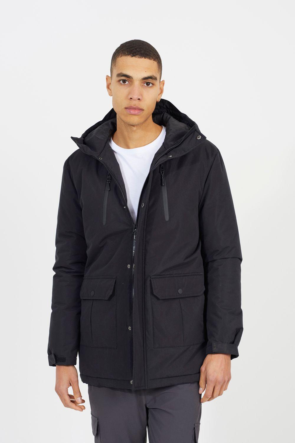 Lightly Padded Hooded Mac Jacket by BRAVE SOUL
