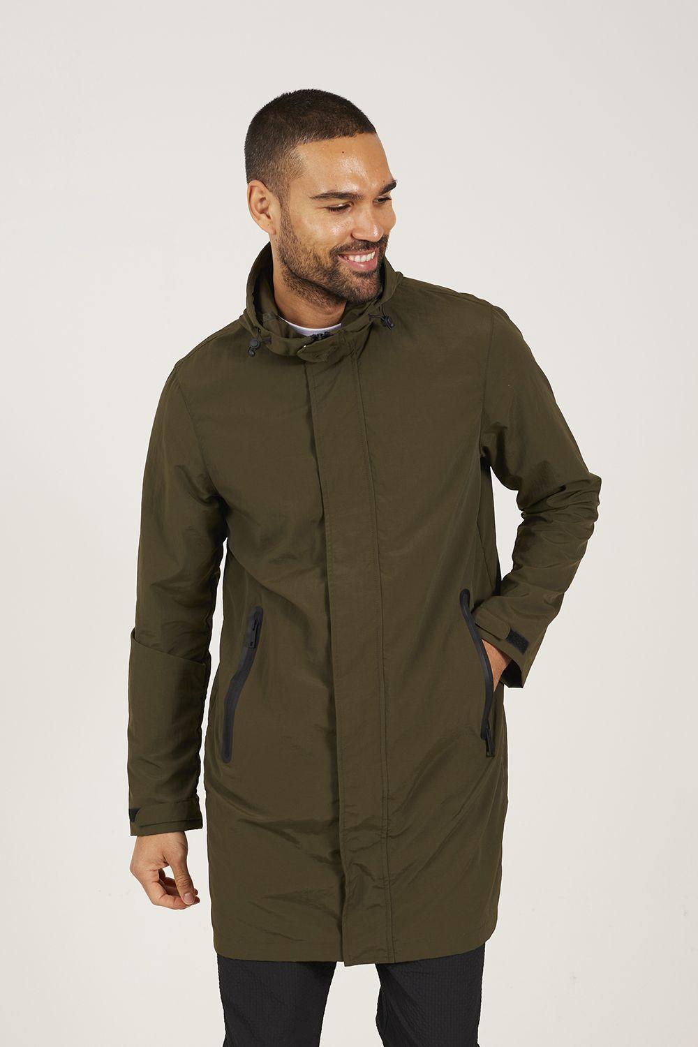 Lightweight Hooded Parka Jacket by BRAVE SOUL