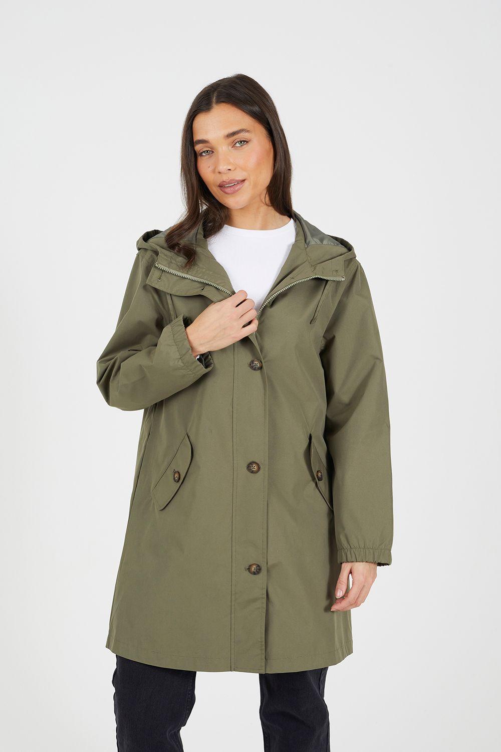 Lightweight Parka Style Hooded Jacket by BRAVE SOUL