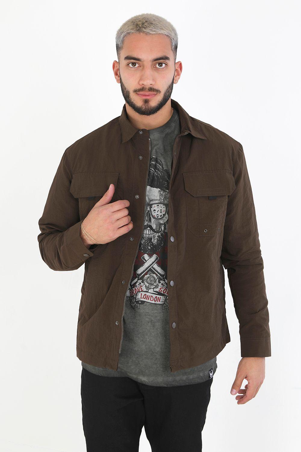 Lightweight Shacket by BRAVE SOUL
