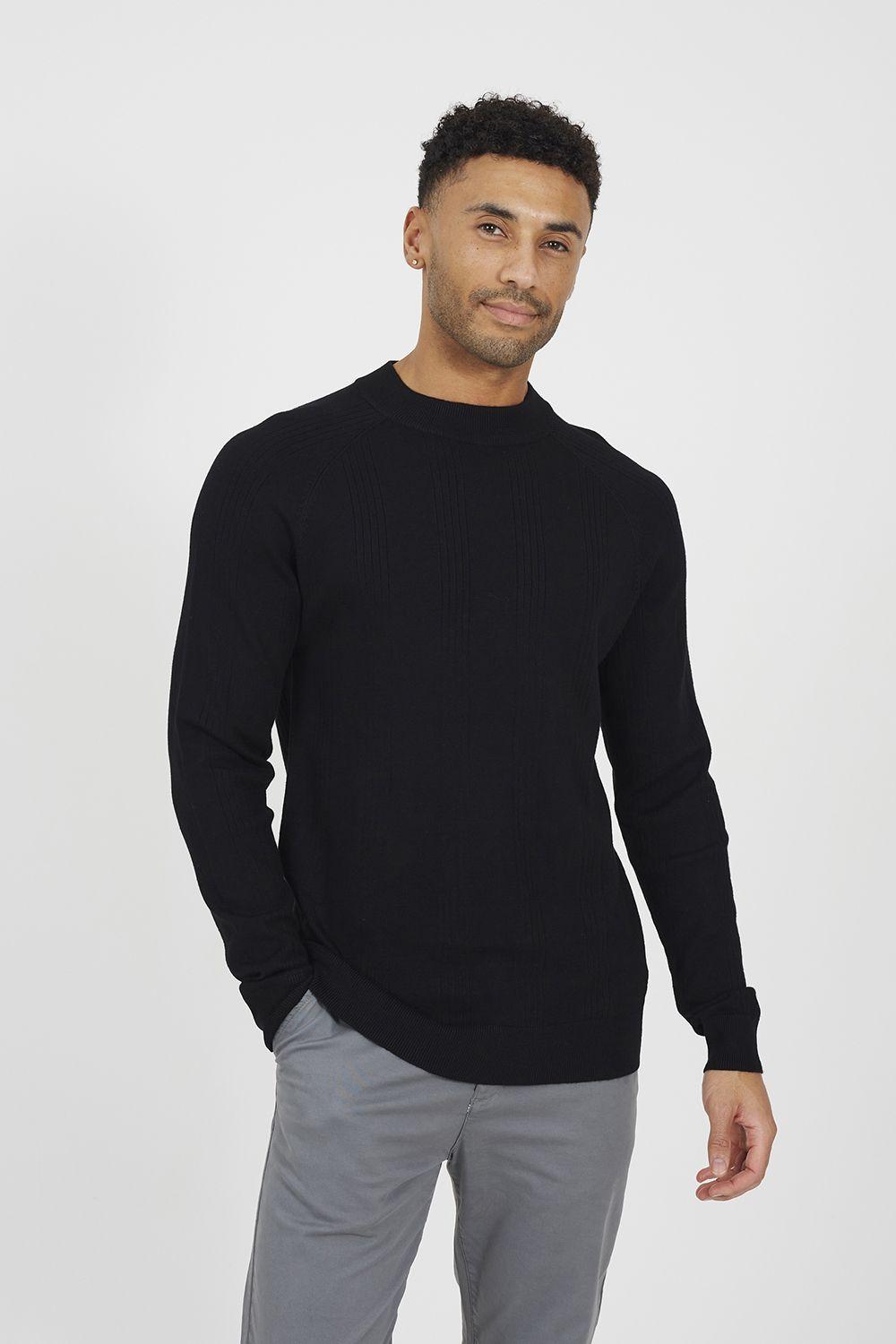 Long Sleeve Ribbed Raglan Jumper by BRAVE SOUL