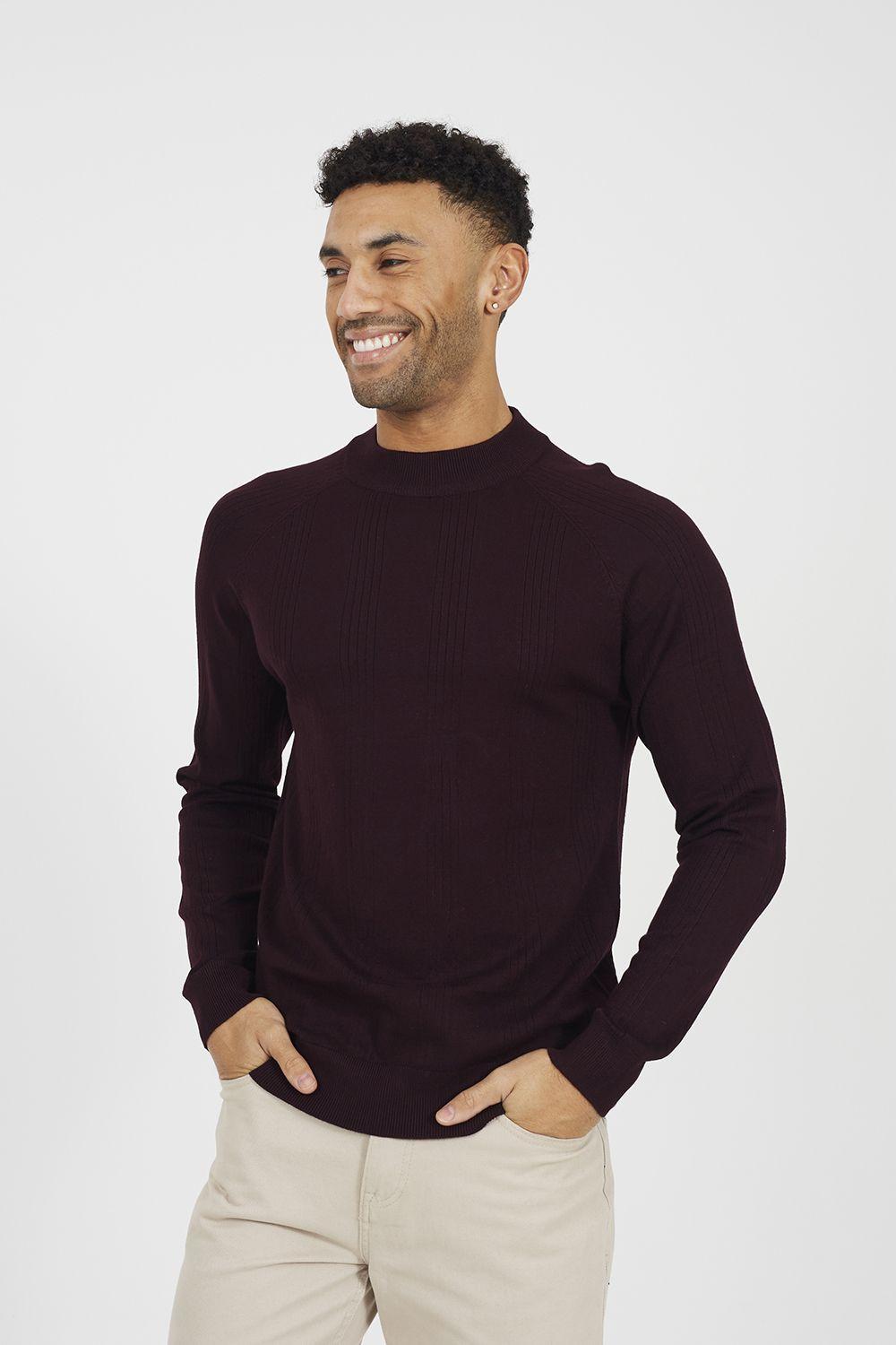 Long Sleeve Ribbed Raglan Jumper by BRAVE SOUL