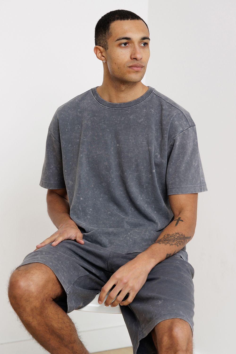 Oversized T-Shirt & Shorts Set by BRAVE SOUL