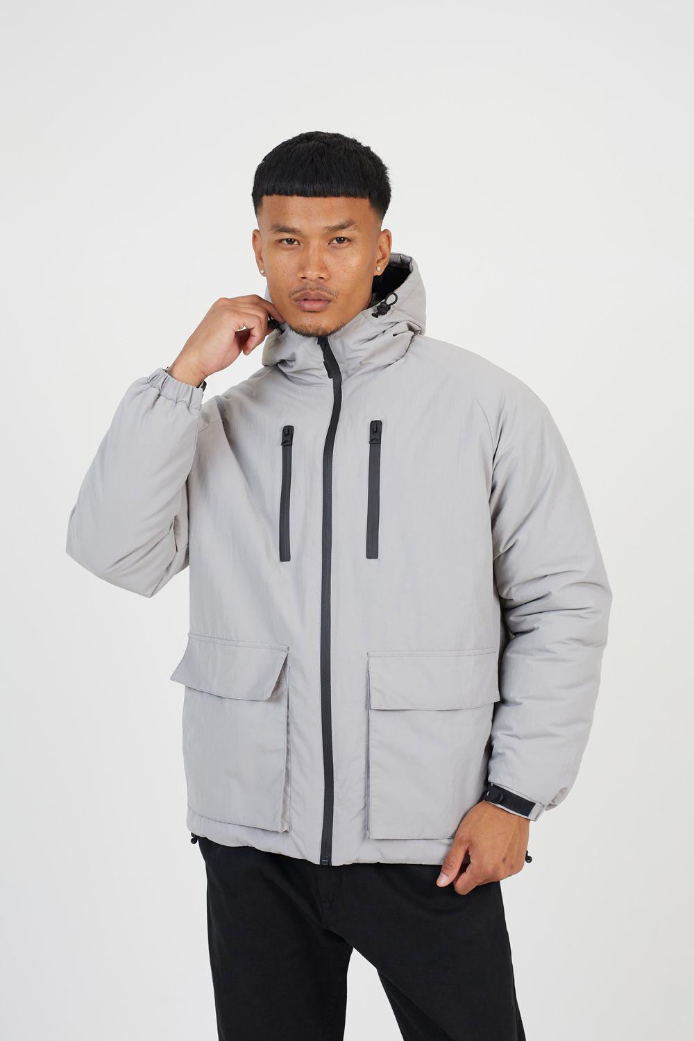 Padded Hooded Jacket by BRAVE SOUL