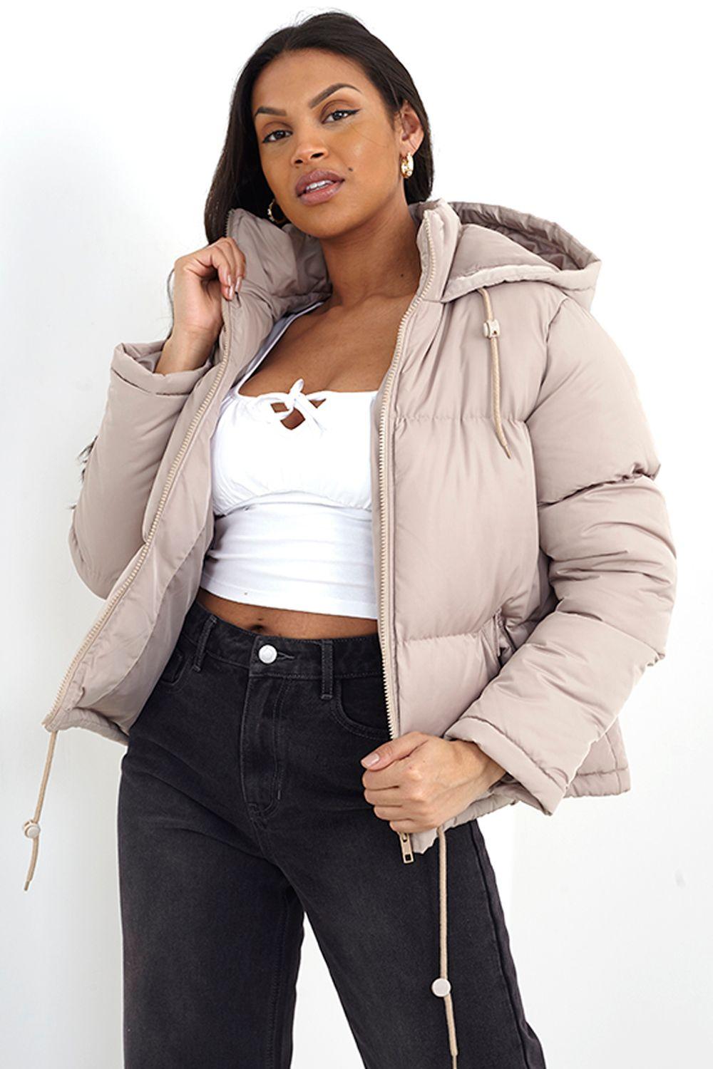 Padded Short Hooded Jacket by BRAVE SOUL