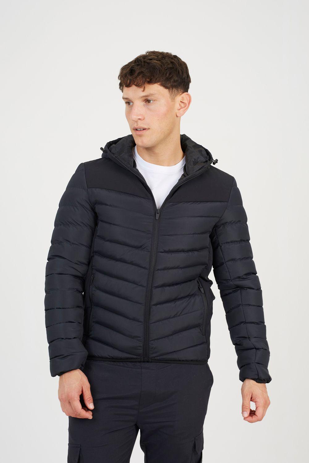 Padded Soft Shell Hooded Jacket by BRAVE SOUL