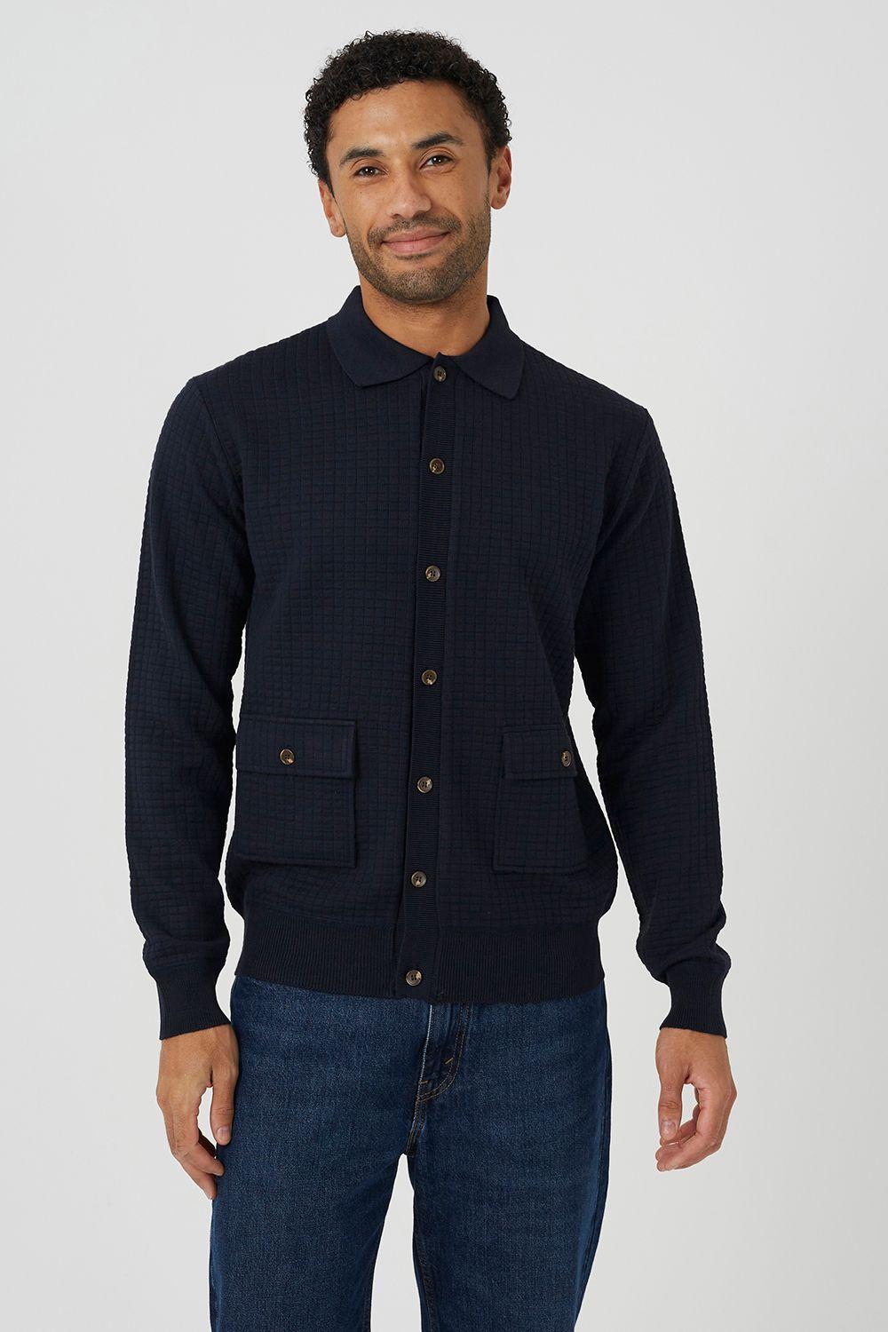Patch Pocket Knitted Cardigan by BRAVE SOUL