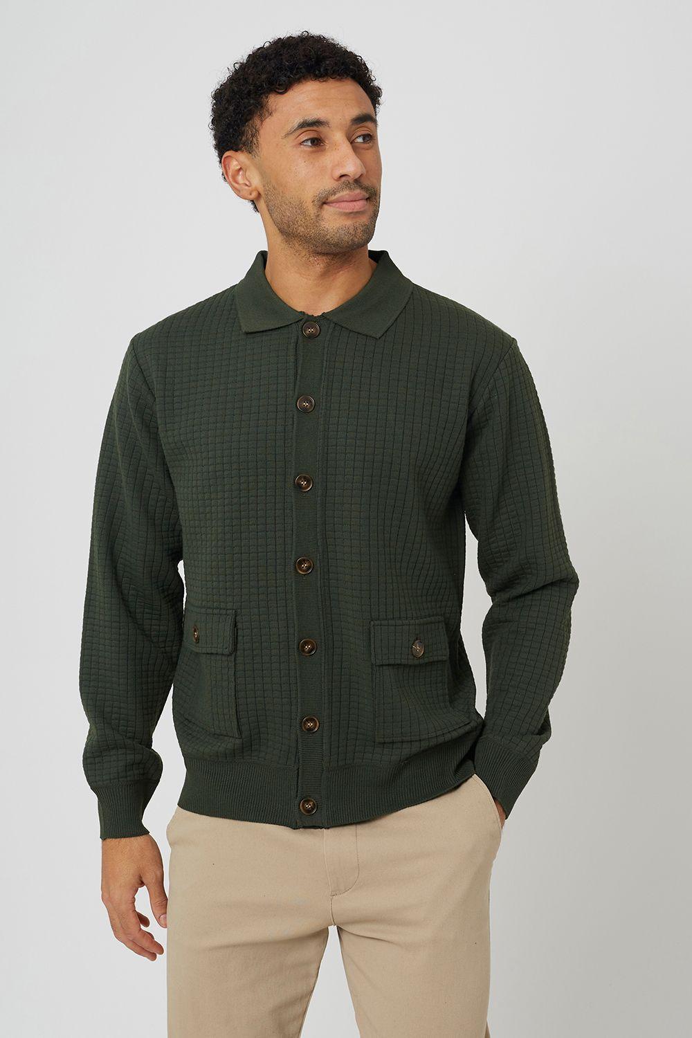 Patch Pocket Knitted Cardigan by BRAVE SOUL