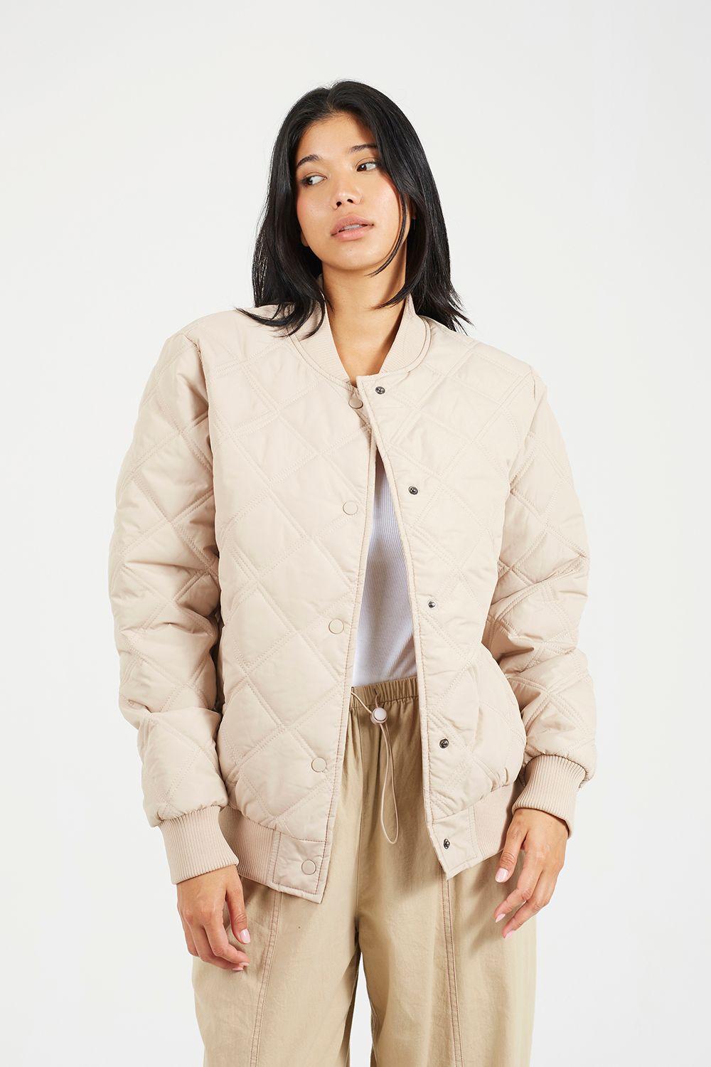 Quilted Bomber Jacket by BRAVE SOUL